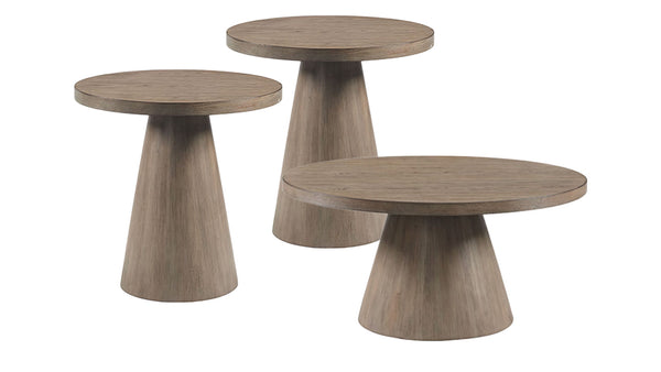 3 Pc Portland Cocktail & 2 End Table Set