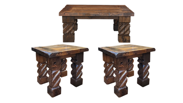3 Pc Richmond Cocktail & End Table Set
