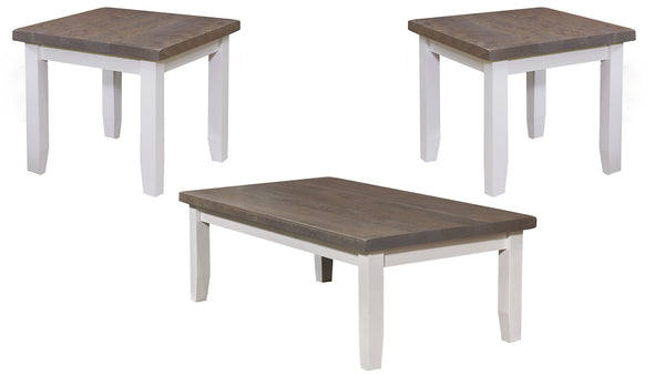 Juego de mesa de cóctel de 3 piezas Farmhouse Drift