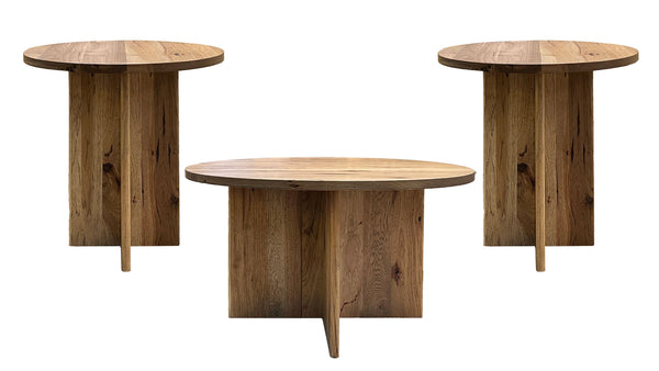 3pc Cayman Cocktail Table & 2 End Tables