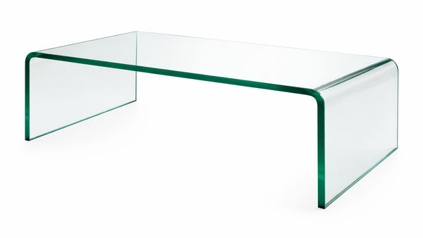 Waterfall Clear Green Acrylic Coffee Table