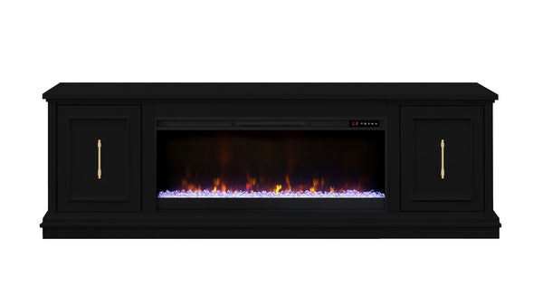 82" Jordan Seal Skin Electric Fireplace