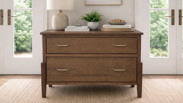 Archivador de madera maciza de arce Century