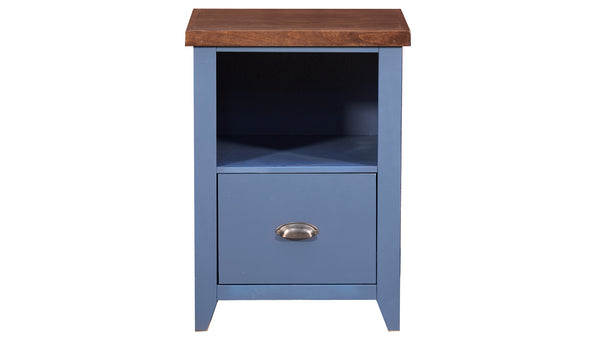 Nantucket Blue Denim File Cabinet