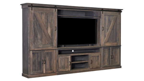 Estante de Entretenimiento Durango Antique Slate Rustic