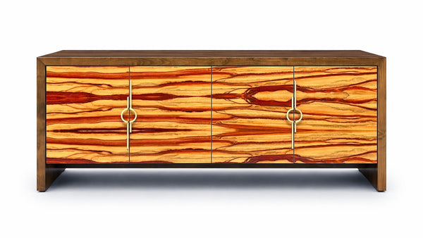 Mueble para TV/aparador Moreno de madera maciza | Gallery Furniture