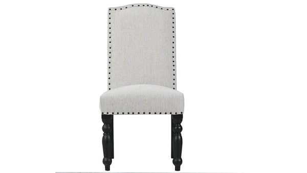 Silla auxiliar tapizada Carson de arce macizo y abedul