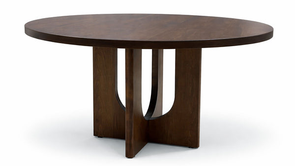 Adobe 54" Round Amish Solid Wood Dining Table | Gallery Furniture