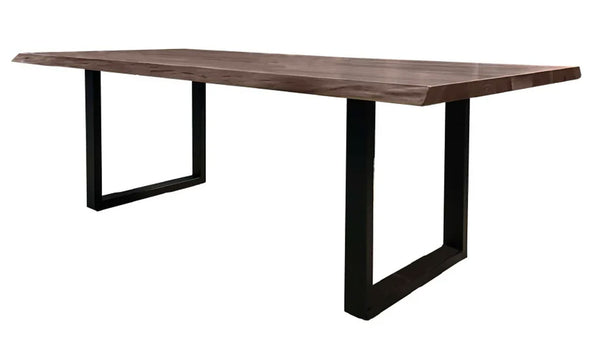Mesa de comedor de madera maciza de 84
