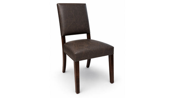Atwood Leather Side Chair | Amish Made | Made in USA | Gallery Furniture