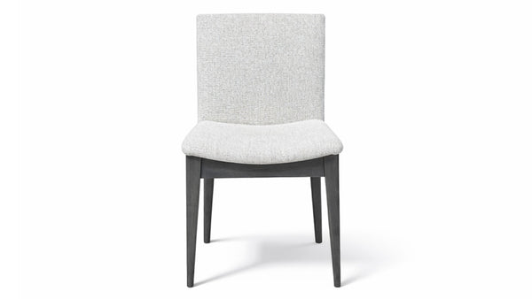 Silla de comedor tapizada en madera maciza de arce de Tampa