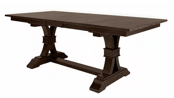 Parker Trestle Dining Table 42"x 72" with 2 Leaves