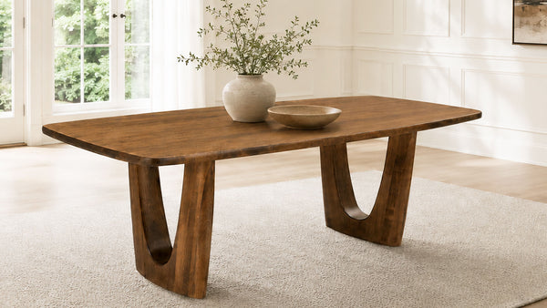 Westal Dining Table 42" x 84" - Solid Maple Wood - Made in America