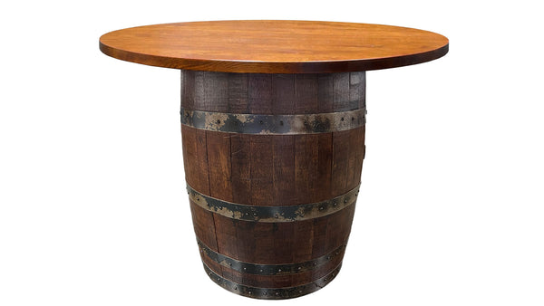 Mesa redonda con barril de 48 pulgadas