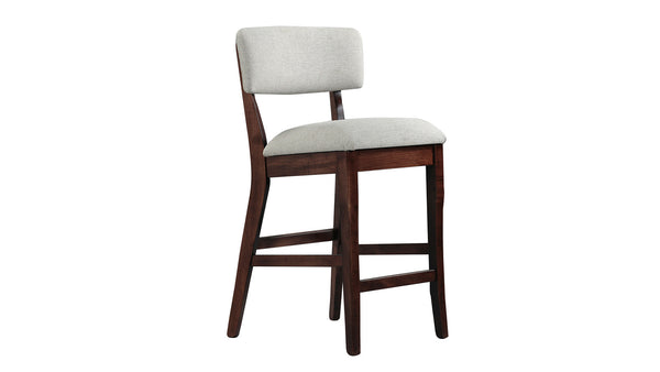 ALDRICH SILLA DE BAR DE MADERA MACIZA DE 24