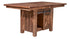 Tulsa 72" Solid Maple Counter Height Cabinet Table