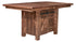 Tulsa 72" Solid Maple Counter Height Cabinet Table