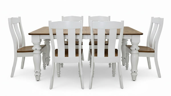 7pc Shreveport Hickory Mesa de comedor y 6 sillas