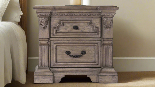 Montclair Tech Mesilla de noche de 2 cajones