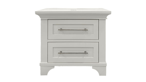 Bayou Vista Mesilla de noche blanca