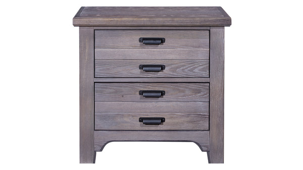 Mesa de noche gris Folkstone