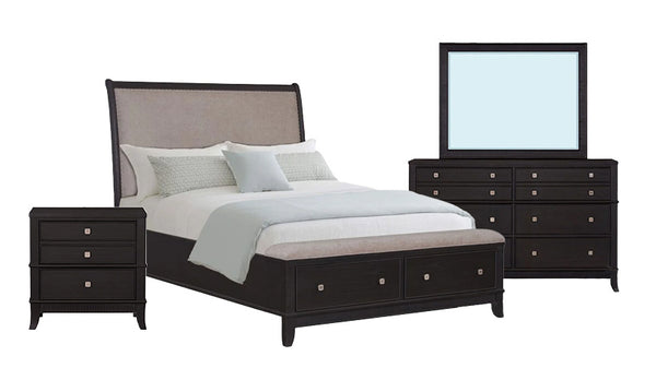 Burton Negro 3pc King Bedroom Set
