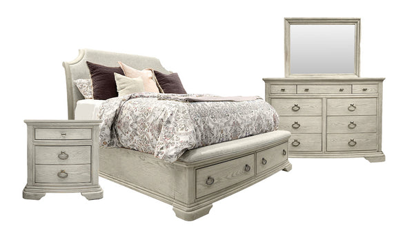 Whalen 3Pc King Bed, Dresser/Mirror & Nightstand