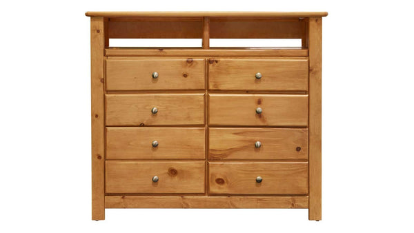 Turkey Creek Caramel Media Chest