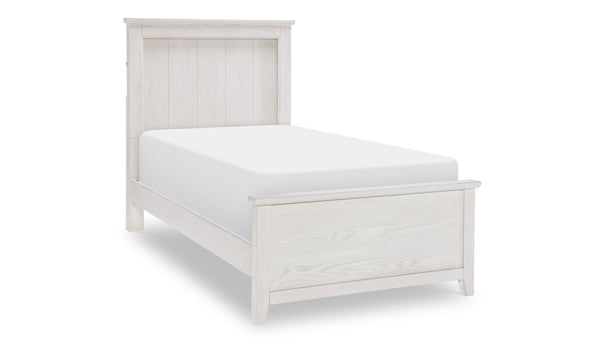 Cama doble de estilo rústico «Ashton Weathered Oak»