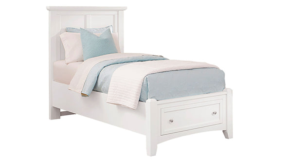 Bonanza White Twin Storage Bed