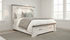 Queen Size High Plains Modern Farmhouse Storage Bed Frame With Reading Lights