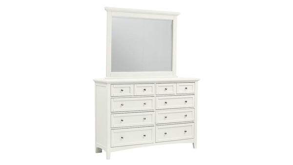 Bonanza Cómoda Blanca y Espejo