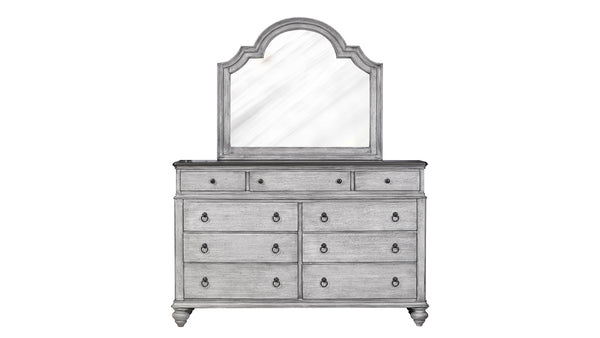 Tocador y espejo Plymouth Distressed