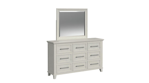 Canterbury Ivory Dresser & Mirror