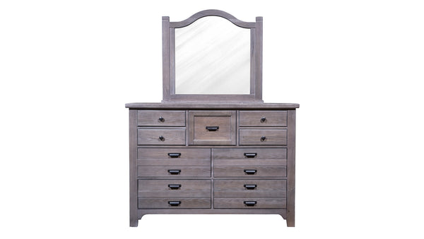 Folkstone Gray Dresser and Mirror