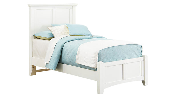 Bonanza White Twin Panel Bed