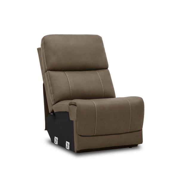 Cougar Cappuccino Armless Chair | Mackdular Sectional Piece