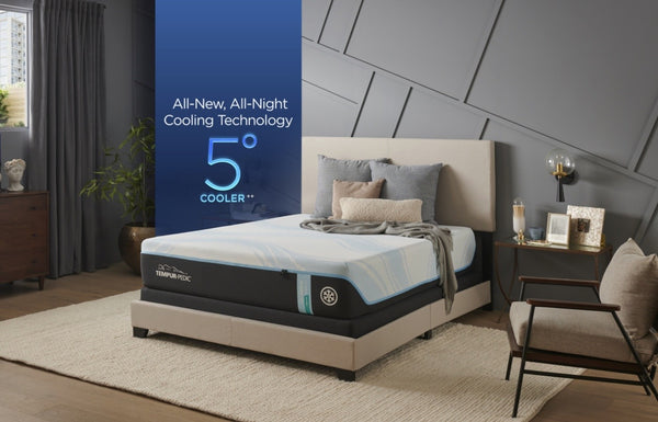 Colchón Tempur-Pedic Pro Breeze 2.0 mediano tamaño king size: tecnología avanzada de refrigeración