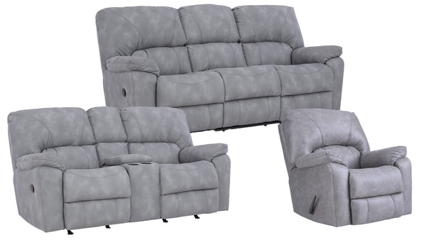 Conjunto reclinable Rhino Gray