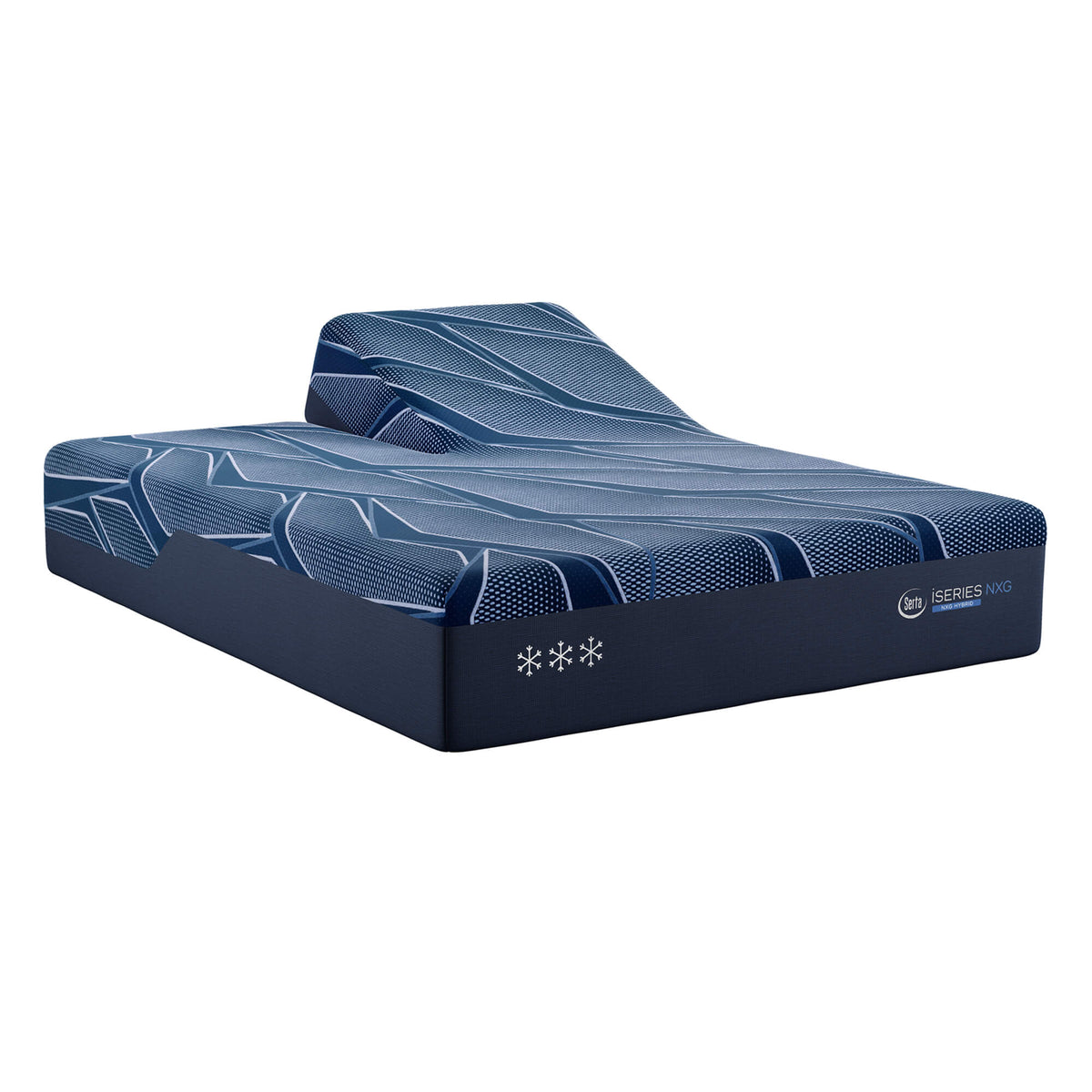 Serta iSeries スプリングマットレス シングル Split Head King Size Serta iSeries NXG 4500 Plush Hybrid Mattress