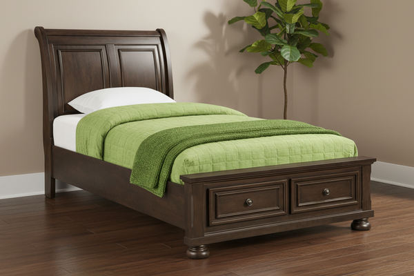 Soriah Cherry Twin Storage Bed
