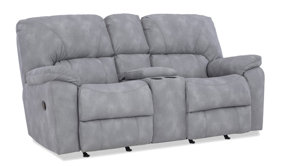 Loveseat Gris Rhino c/Consola