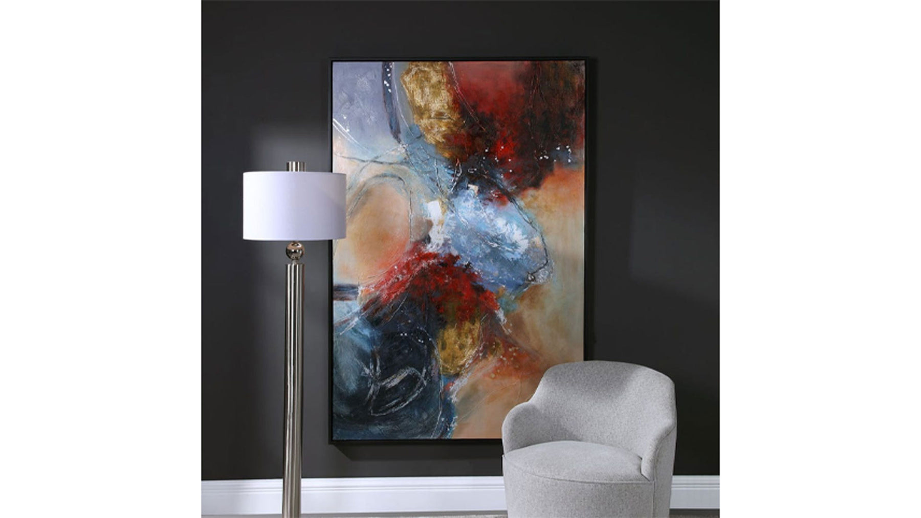 Summer Sunset Framed Painting