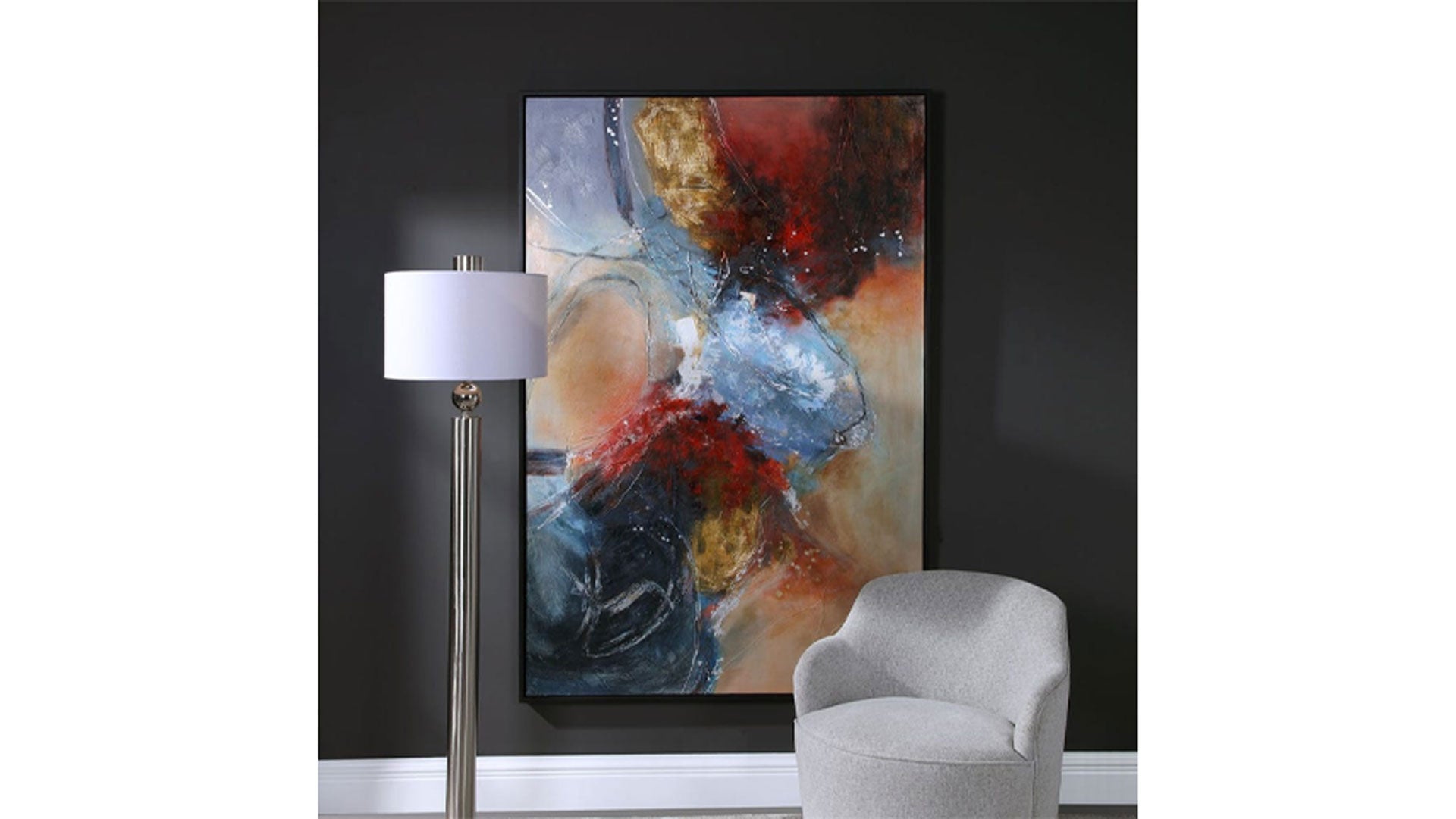 Summer Sunset Framed Painting