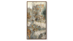 Behind The Falls Painting