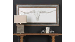 Western Skull Mount Framed Wall Art