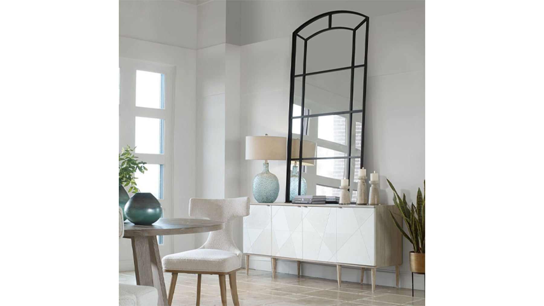 Camber Arch Leaner Mirror