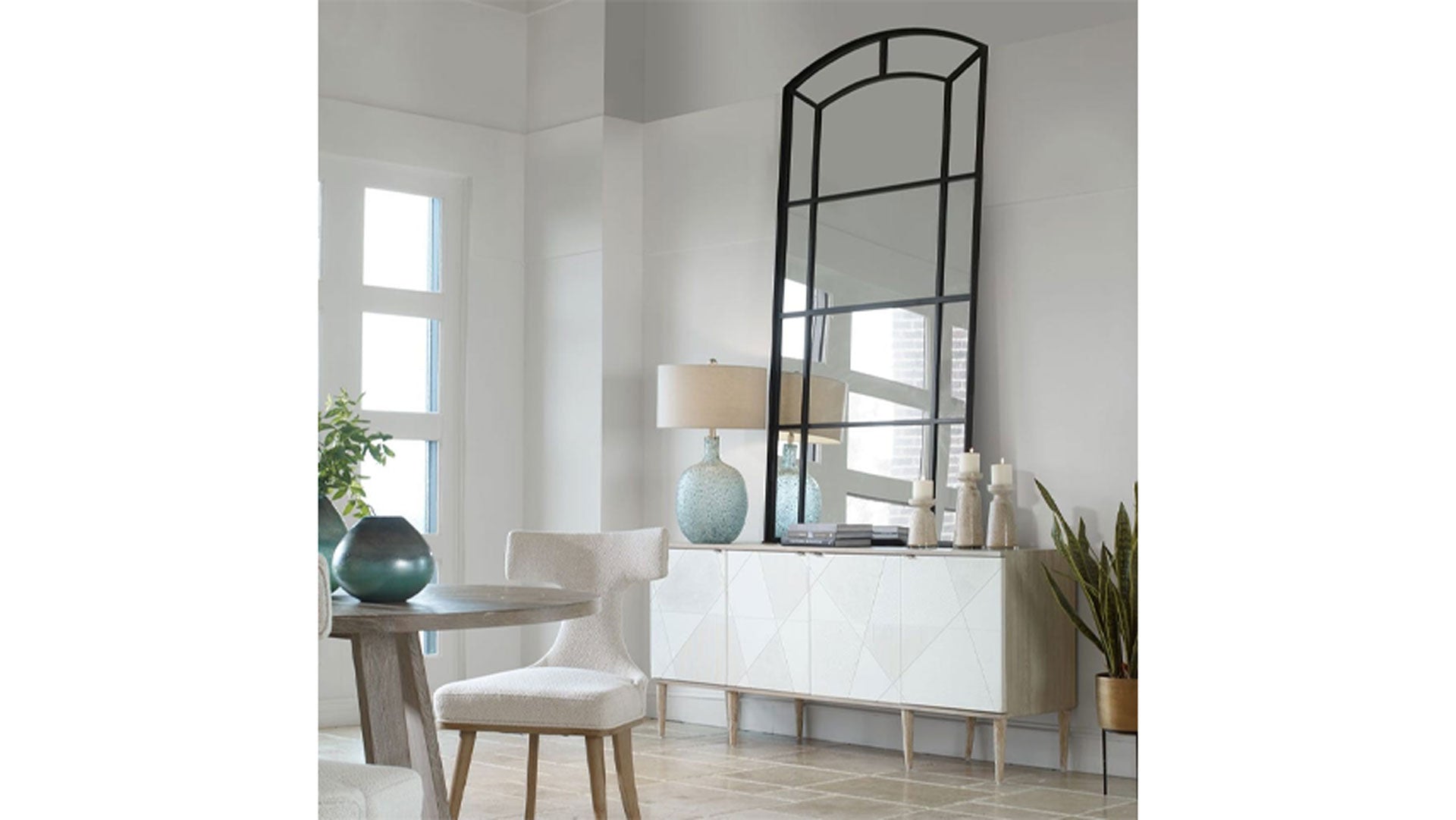 Camber Arch Leaner Mirror