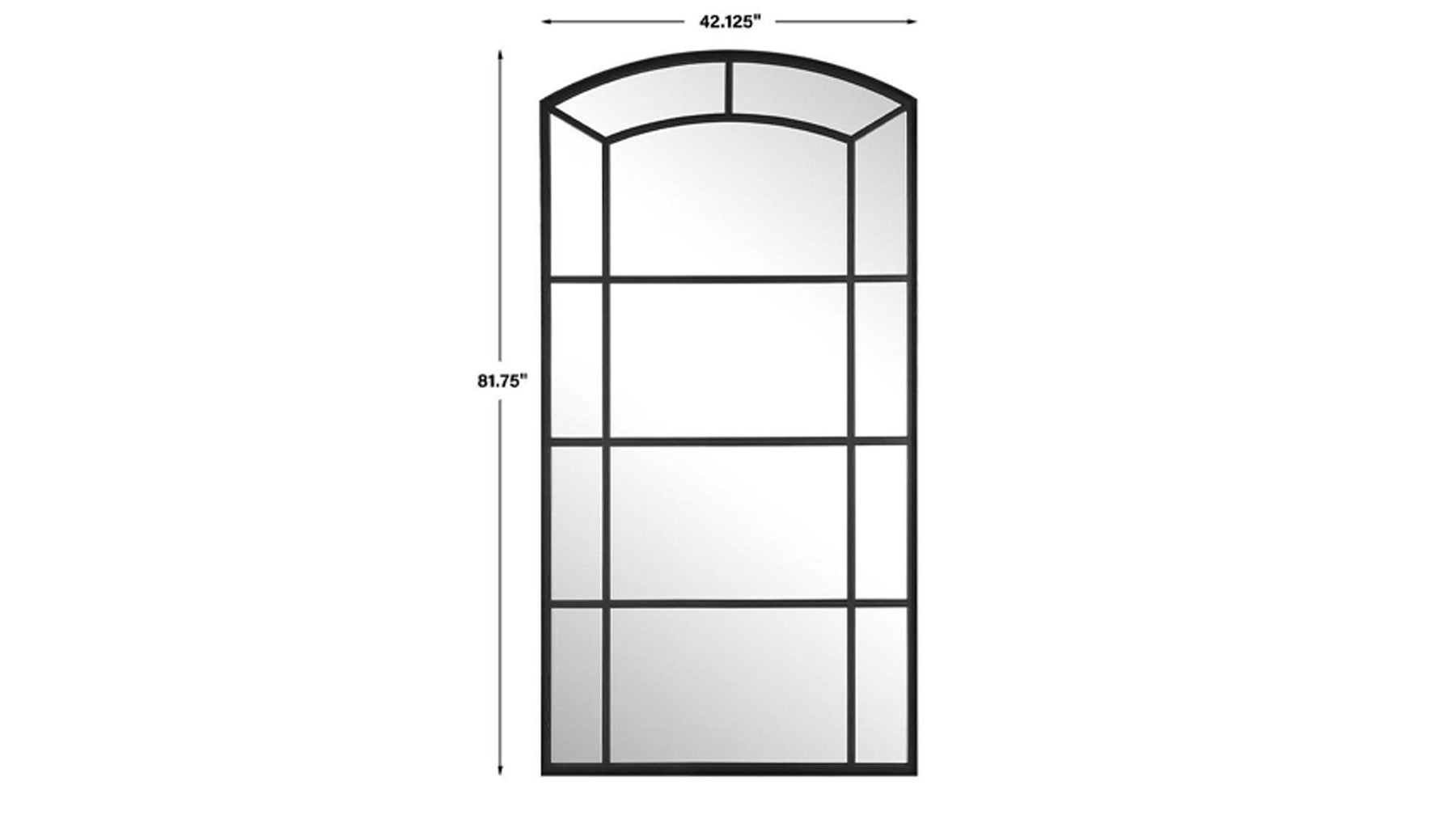 Camber Arch Leaner Mirror