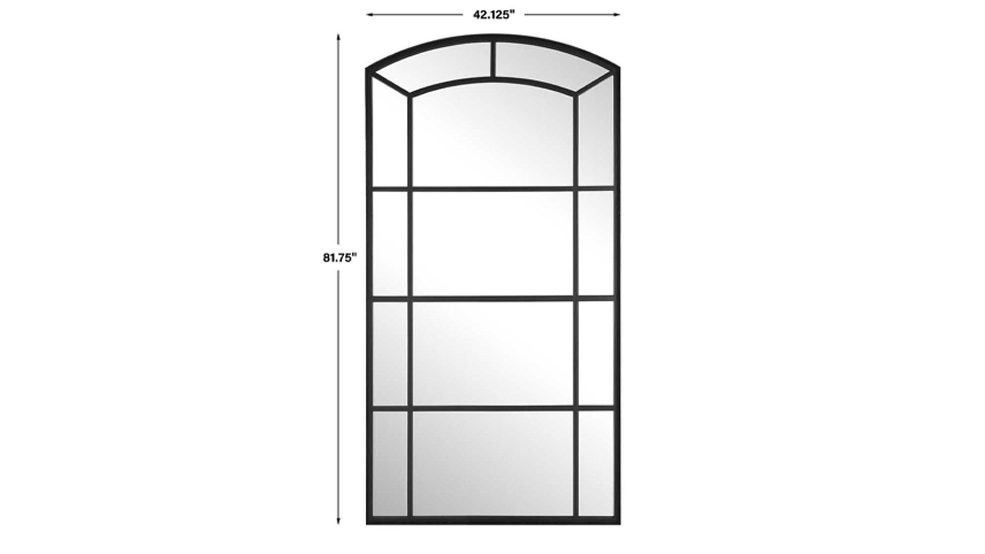 Camber Arch Leaner Mirror